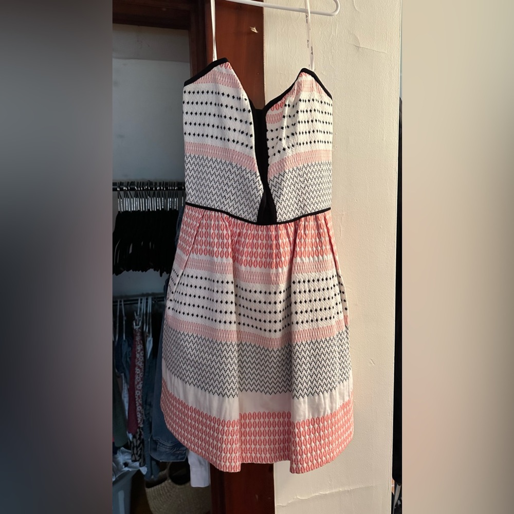 Ella Moss Zan Strapless Dress in Sunset